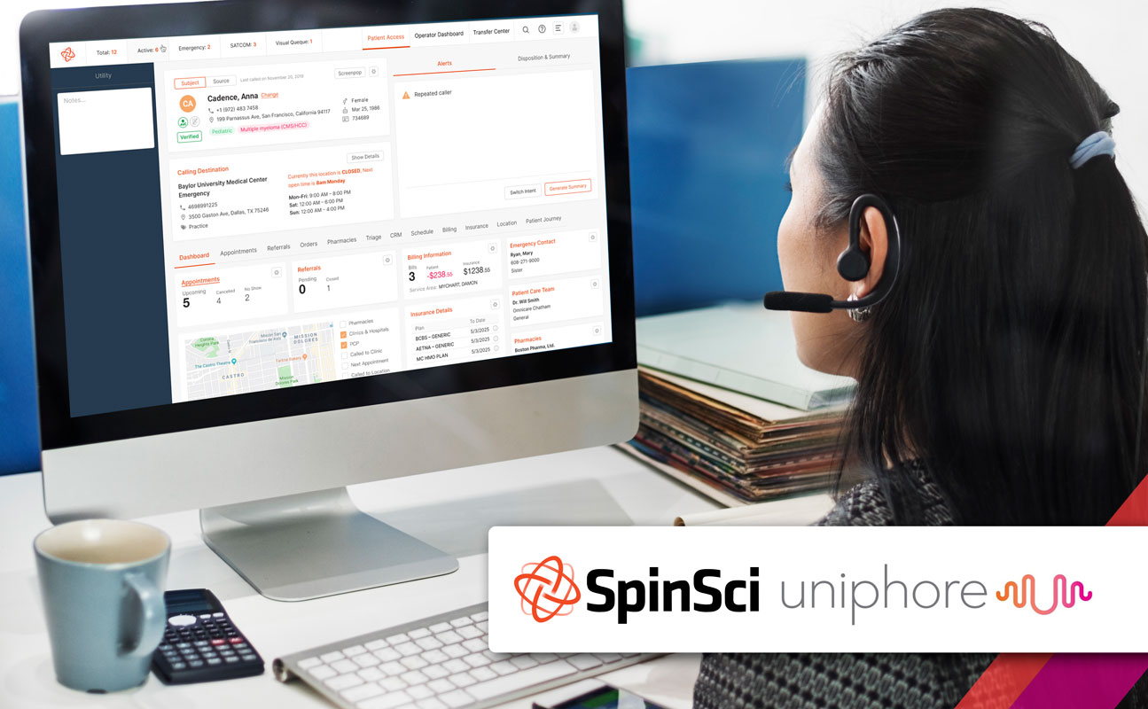 1 - Uniphore and SpinSci Partner to Improve Patient Access and Engagement with Healthcare Providers