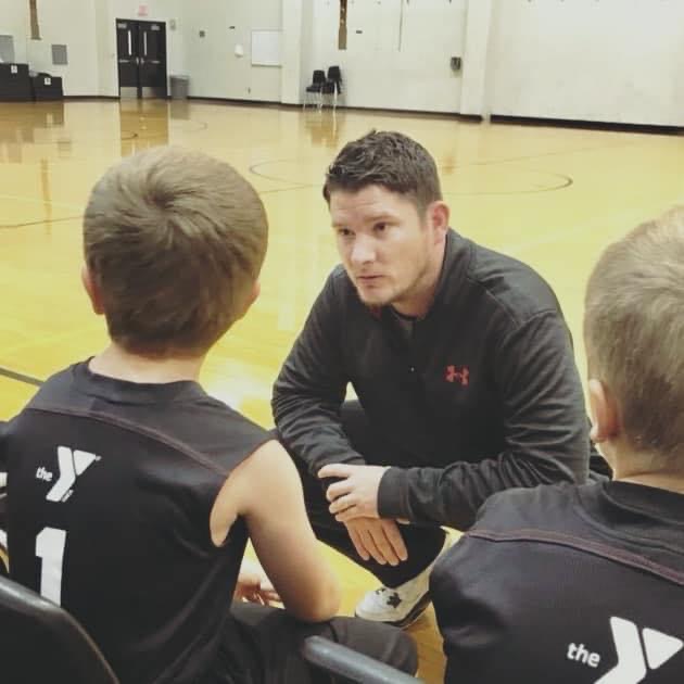 Russell with kids